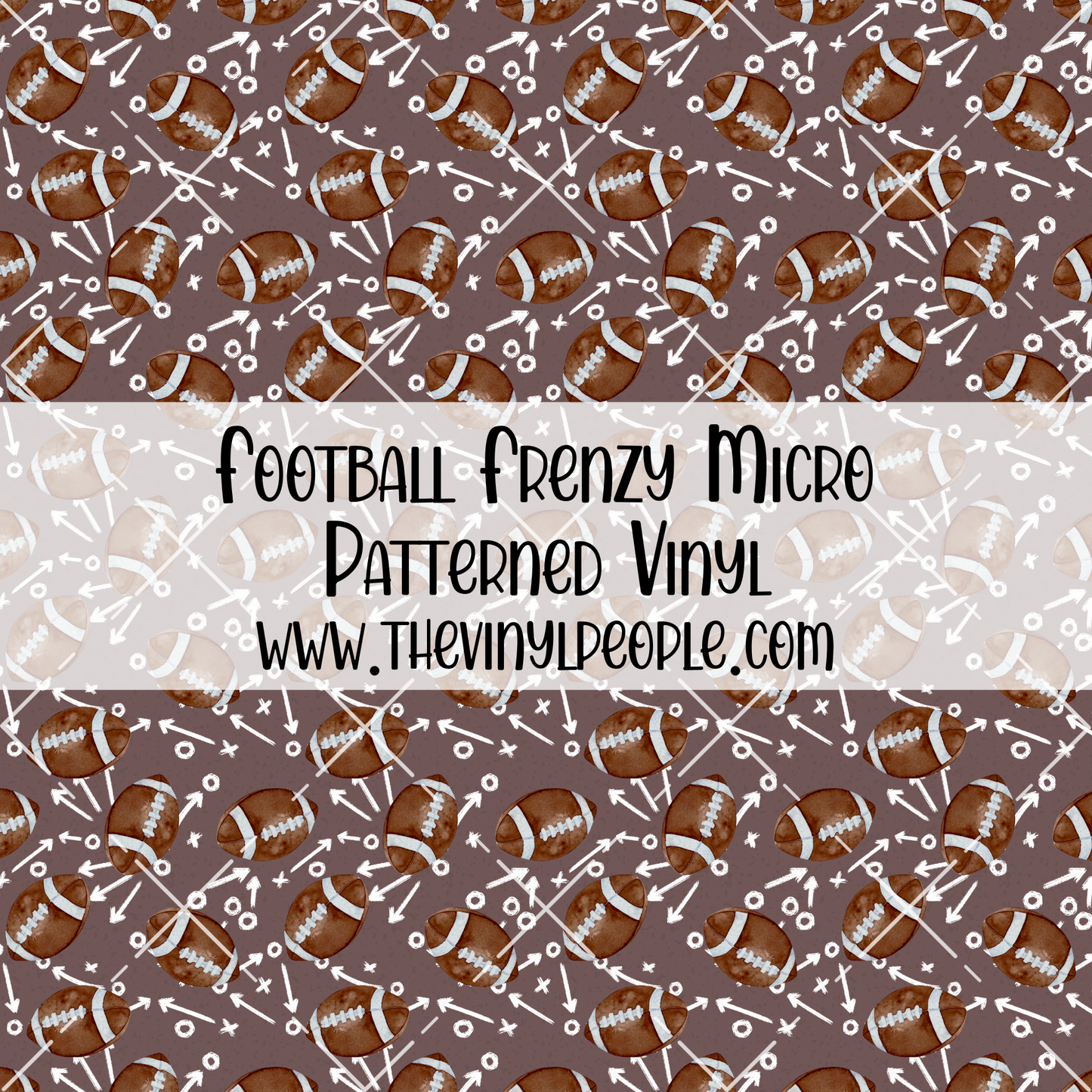 Football Frenzy Patterned Vinyl