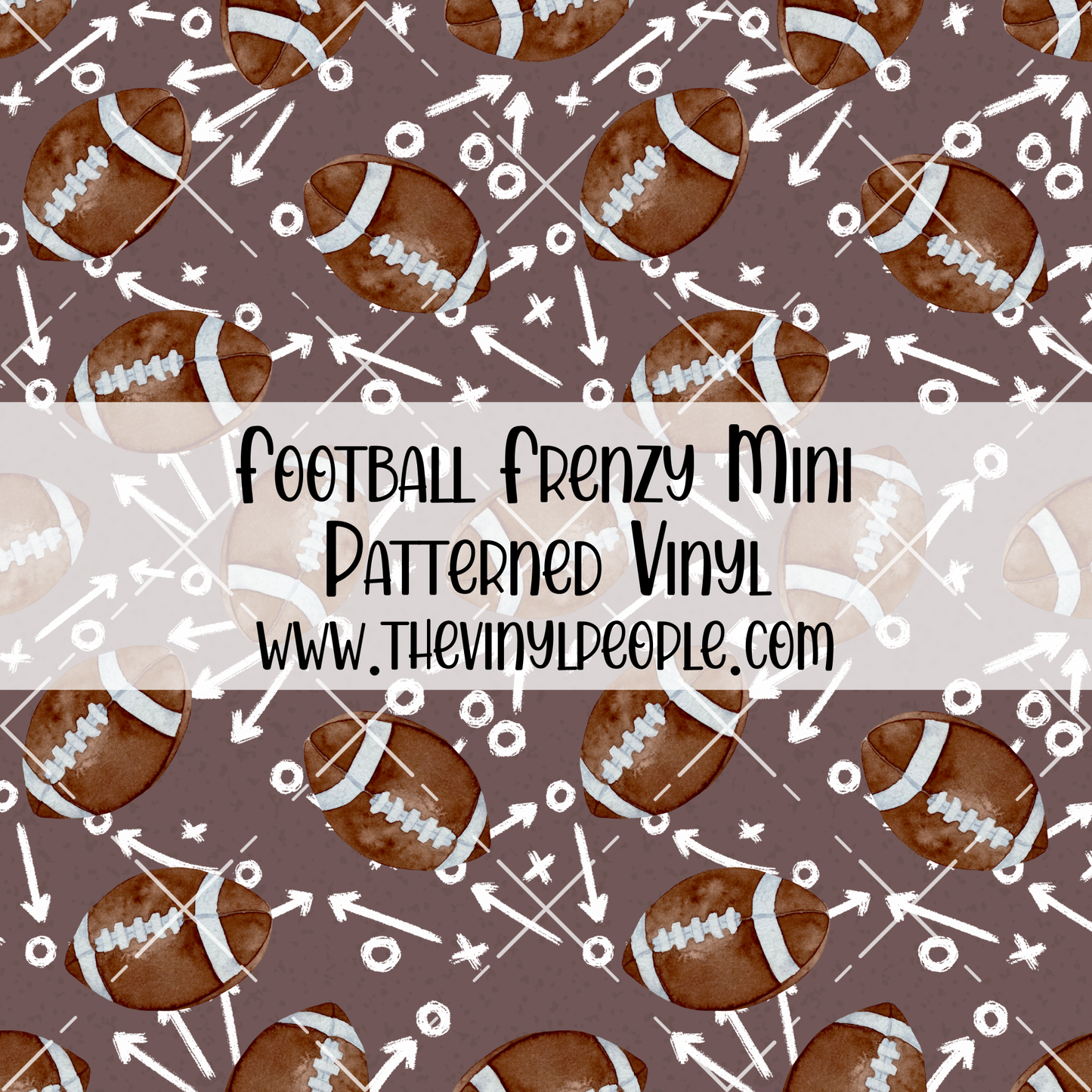 Football Frenzy Patterned Vinyl