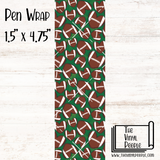 Football Hearts Pen Wrap