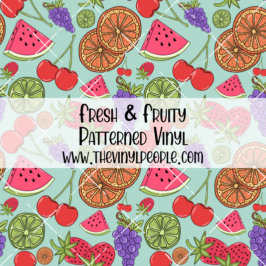 Fresh & Fruity Patterned Vinyl