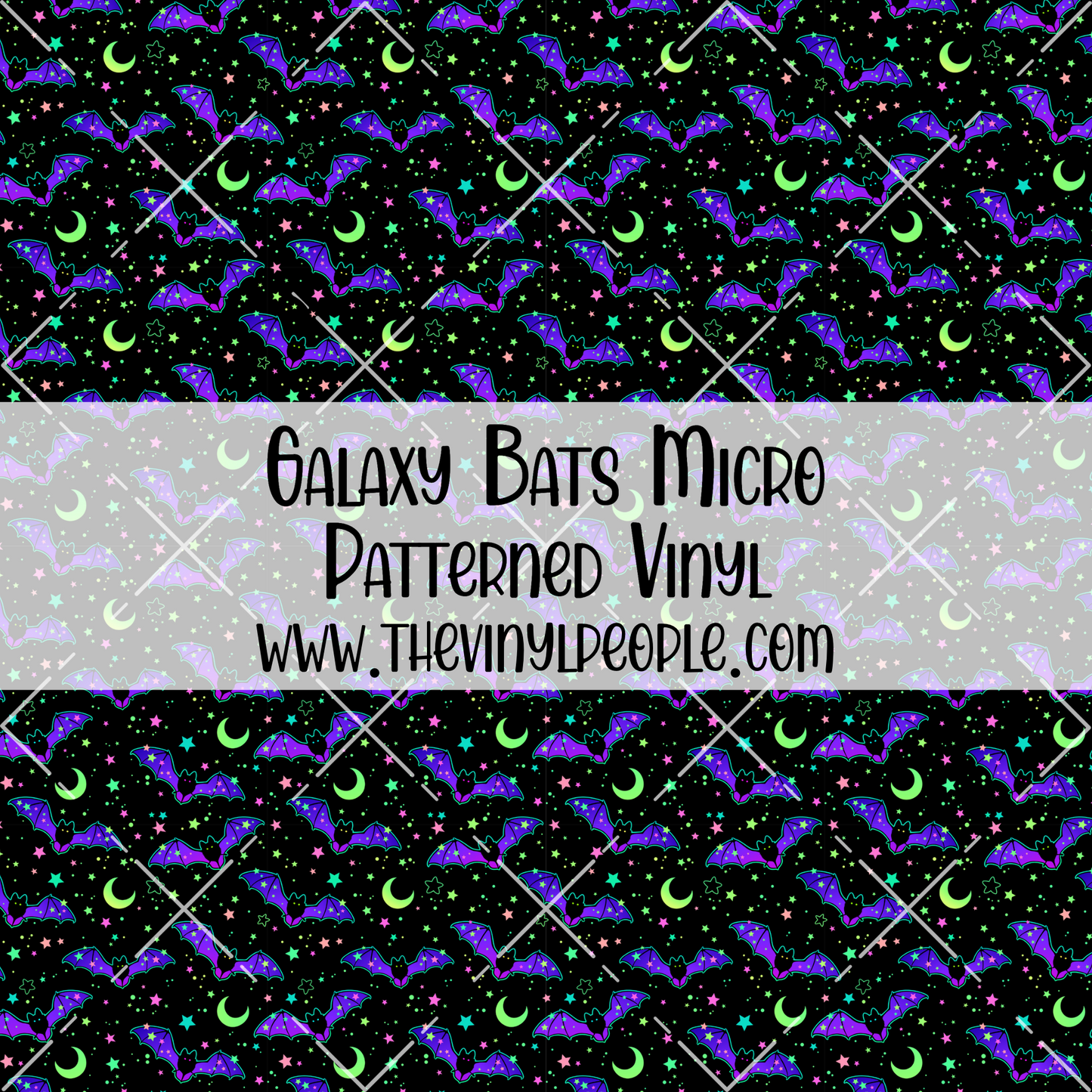 Galaxy Bats Patterned Vinyl