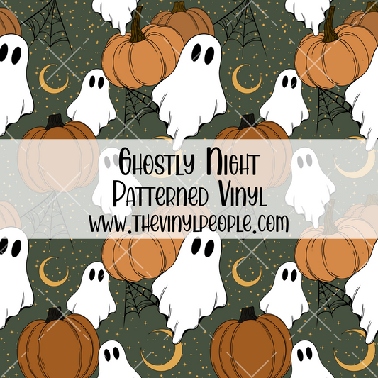 Ghostly Night Patterned Vinyl