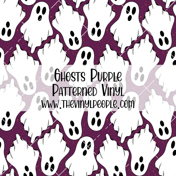 Ghosts Purple Patterned Vinyl