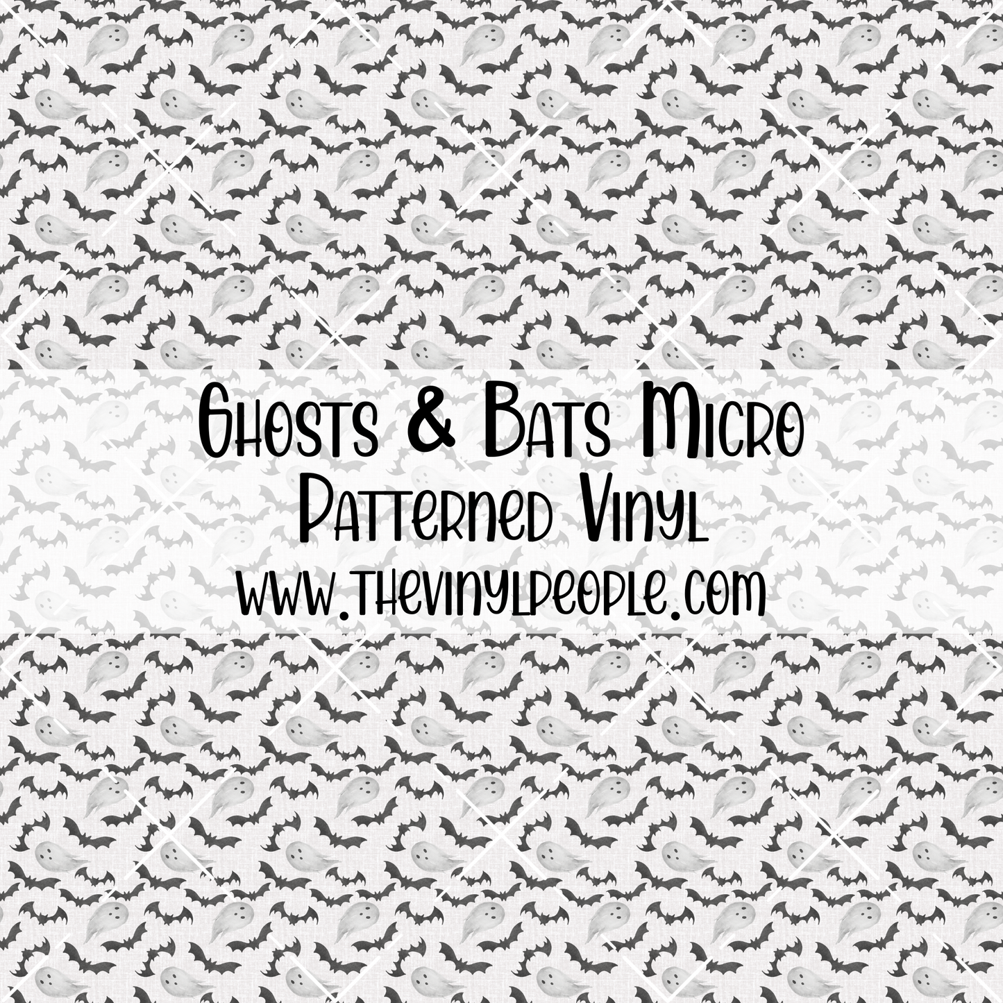 Ghosts & Bats Patterned Vinyl