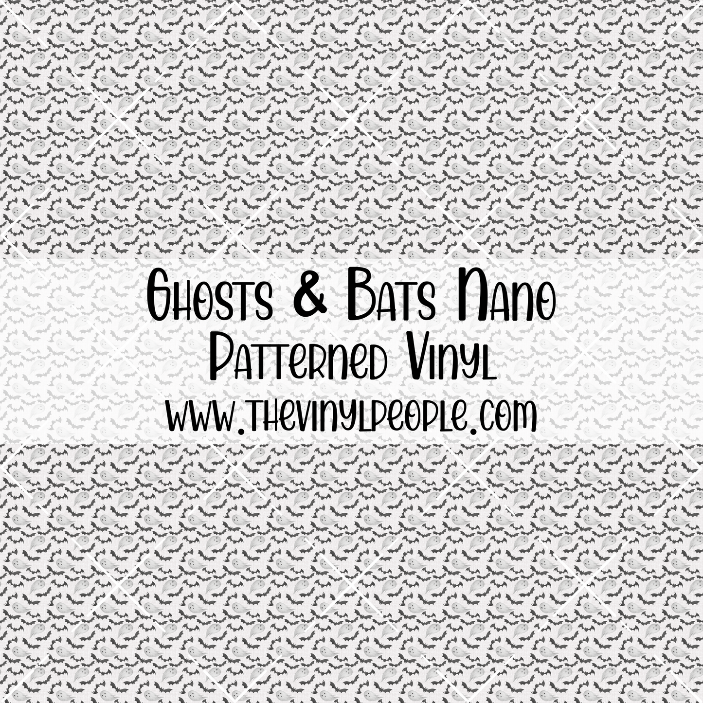 Ghosts & Bats Patterned Vinyl