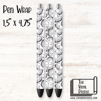 Golf Hearts Pen Wrap