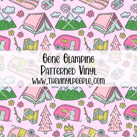 Gone Glamping Patterned Vinyl