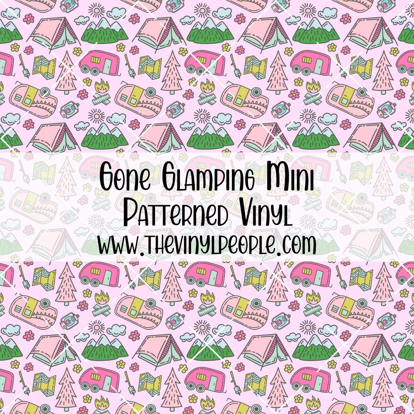 Gone Glamping Patterned Vinyl