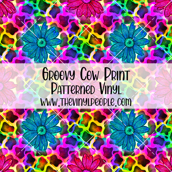 Groovy Cow Print Patterned Vinyl TheVinylPeople