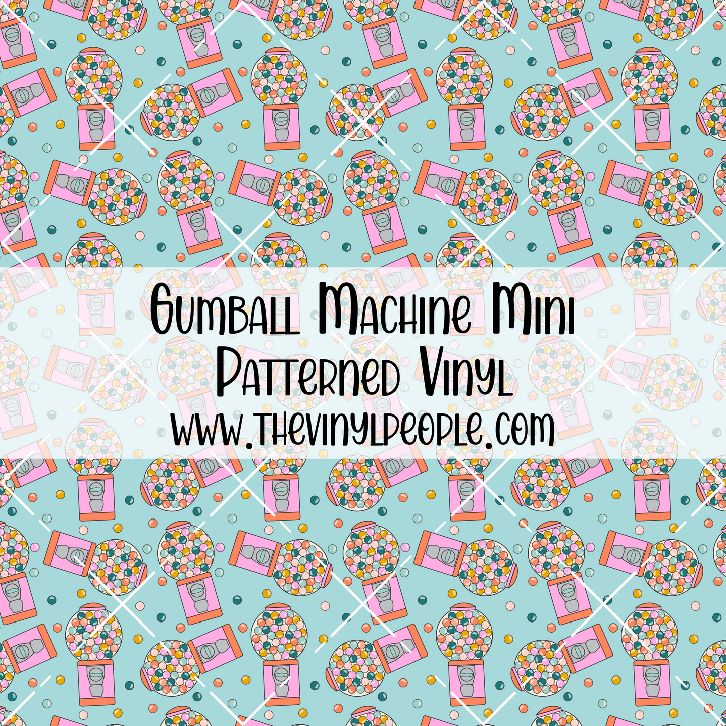 Gumball Machine Patterned Vinyl