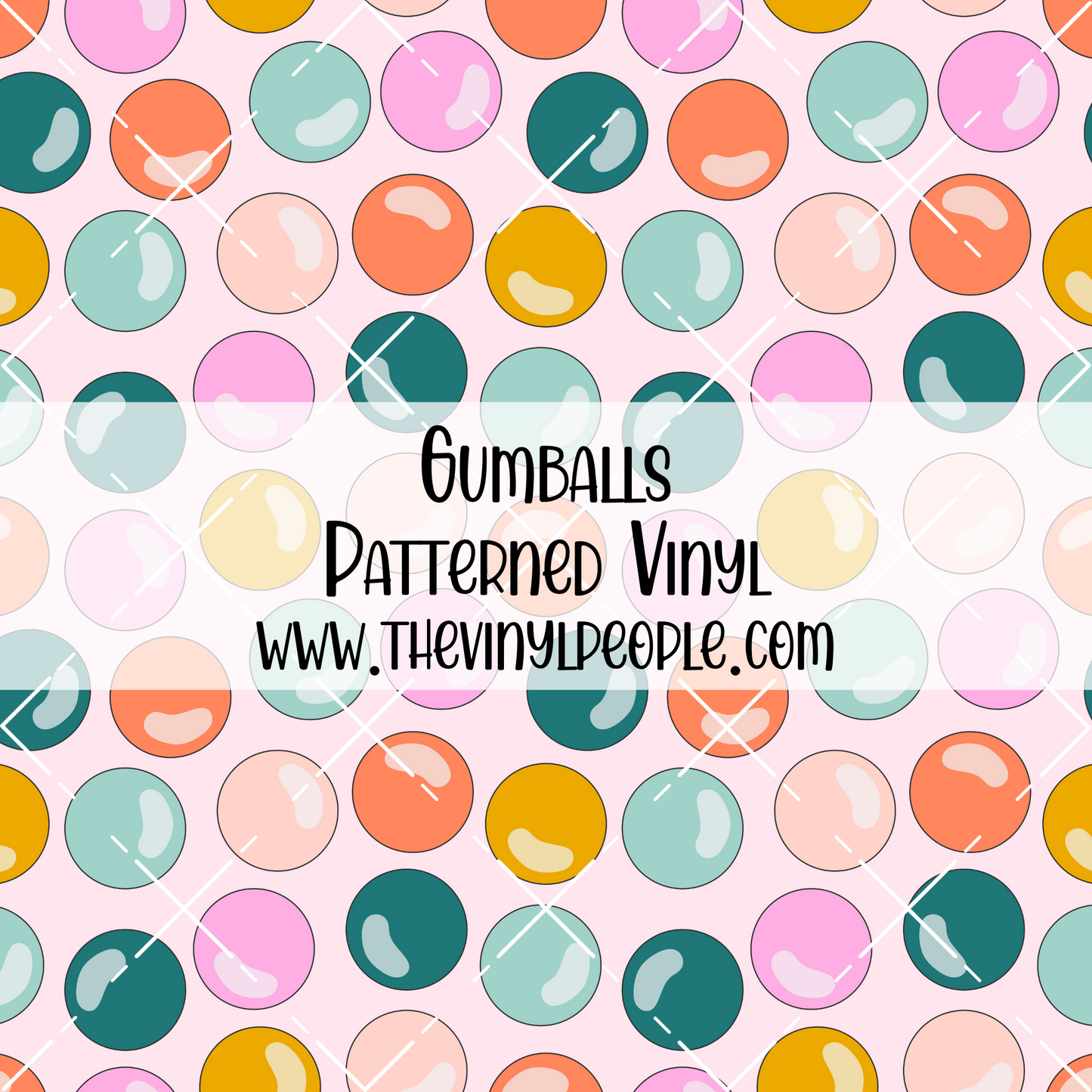 Gumballs Patterned Vinyl