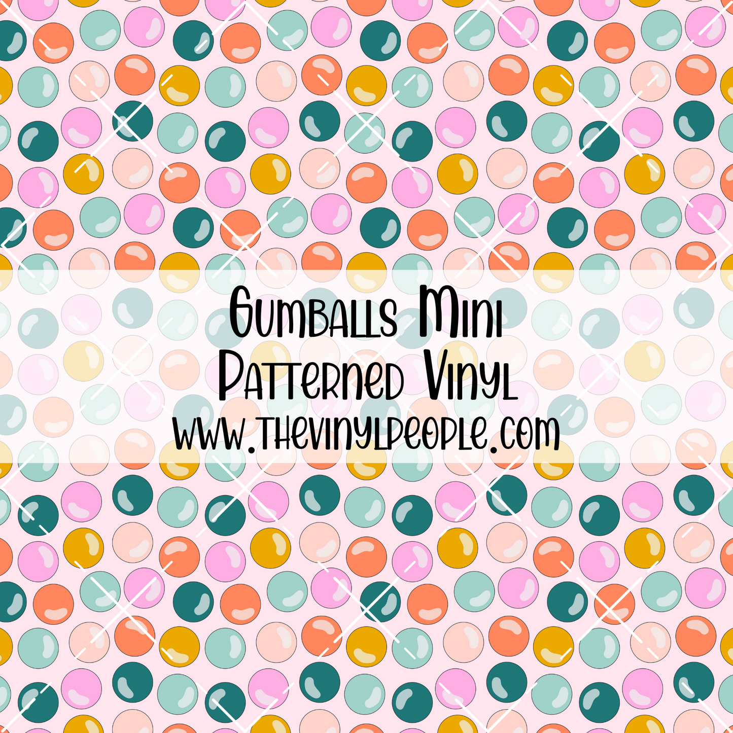 Gumballs Patterned Vinyl