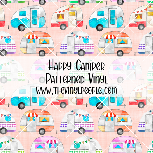 Happy Camper Patterned Vinyl