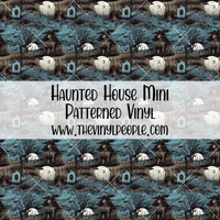 Haunted House Patterned Vinyl