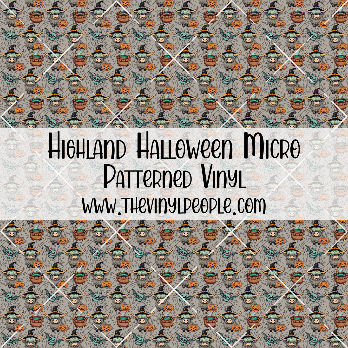 Highland Halloween Patterned Vinyl