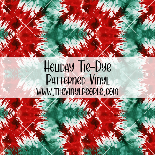 Holiday Tie-Dye Patterned Vinyl