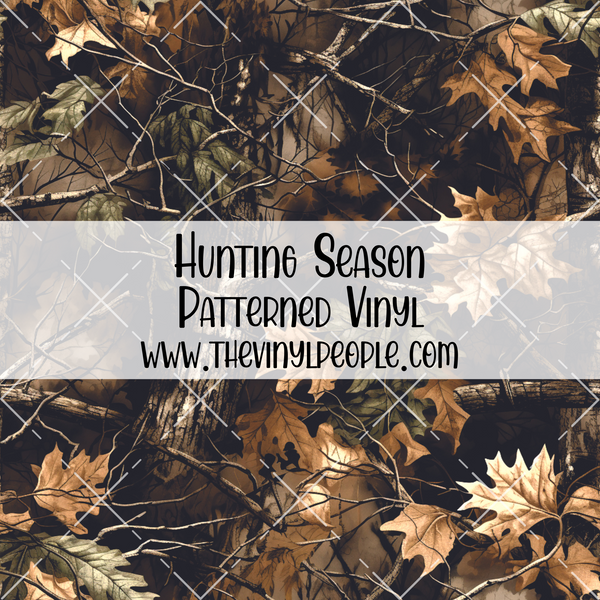 Hunting Season Patterned Vinyl