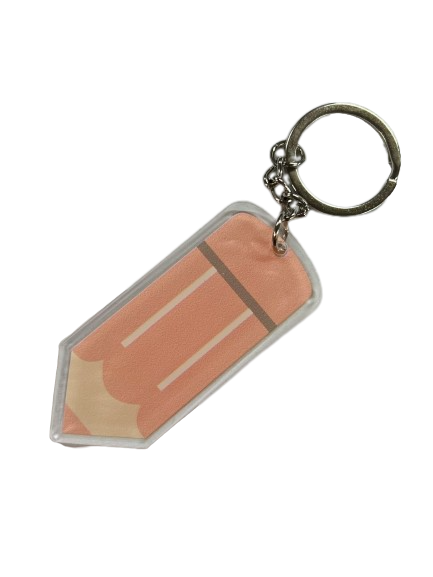 Acrylic Colored Pencil Keychain