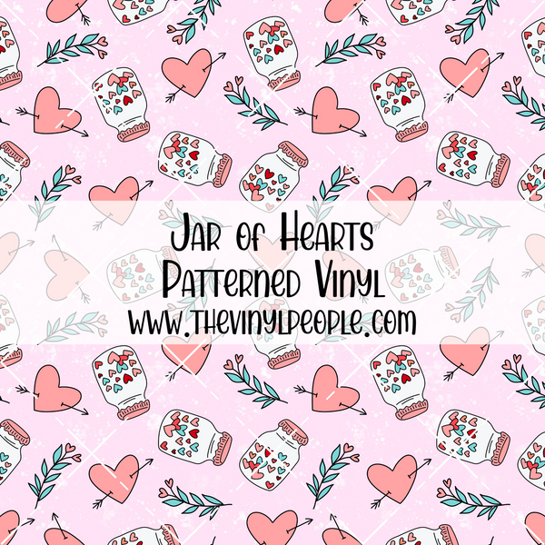 Jar of Hearts Patterned Vinyl