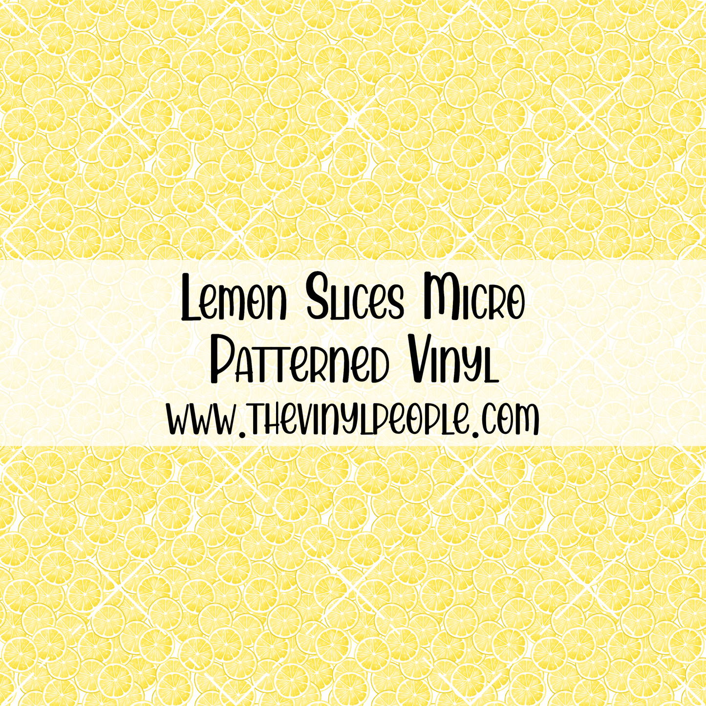 Lemon Slices Patterned Vinyl