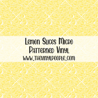 Lemon Slices Patterned Vinyl