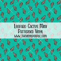 Leopard Cactus Patterned Vinyl