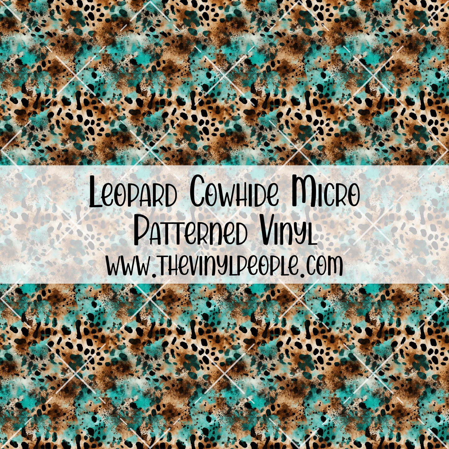 Leopard Cowhide Patterned Vinyl