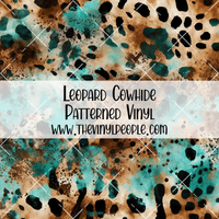 Leopard Cowhide Patterned Vinyl