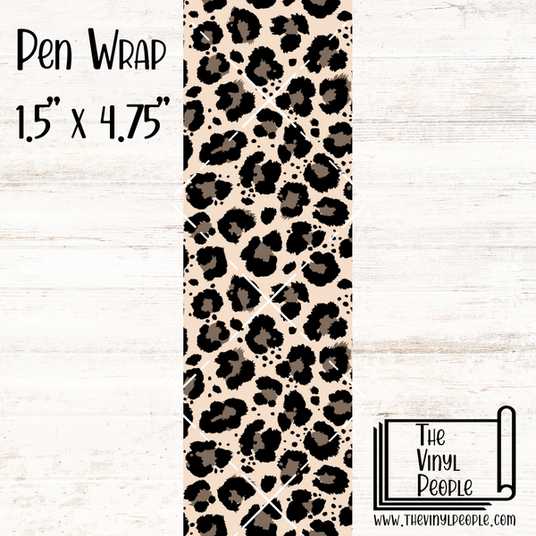 Leopard Print Pen Wrap