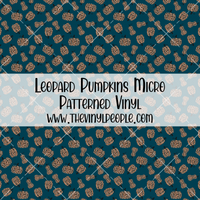 Leopard Pumpkins Patterned Vinyl