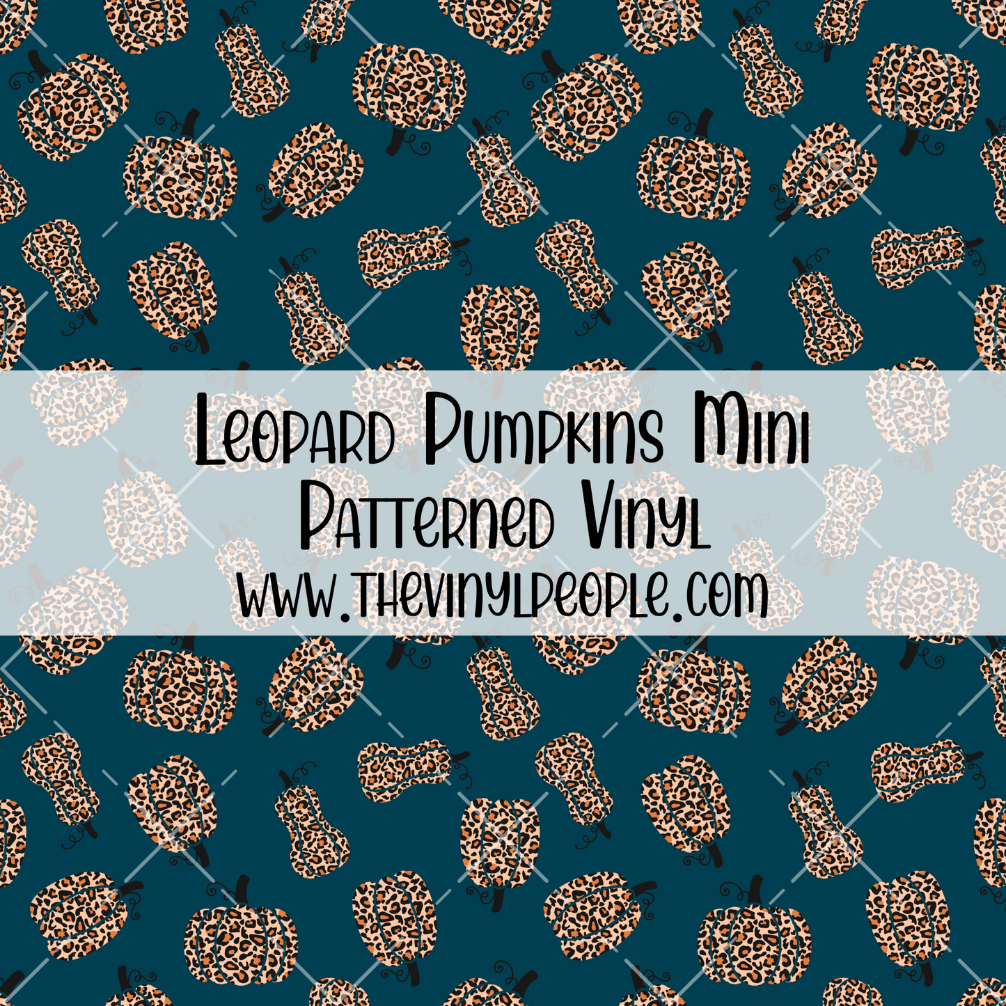 Leopard Pumpkins Patterned Vinyl