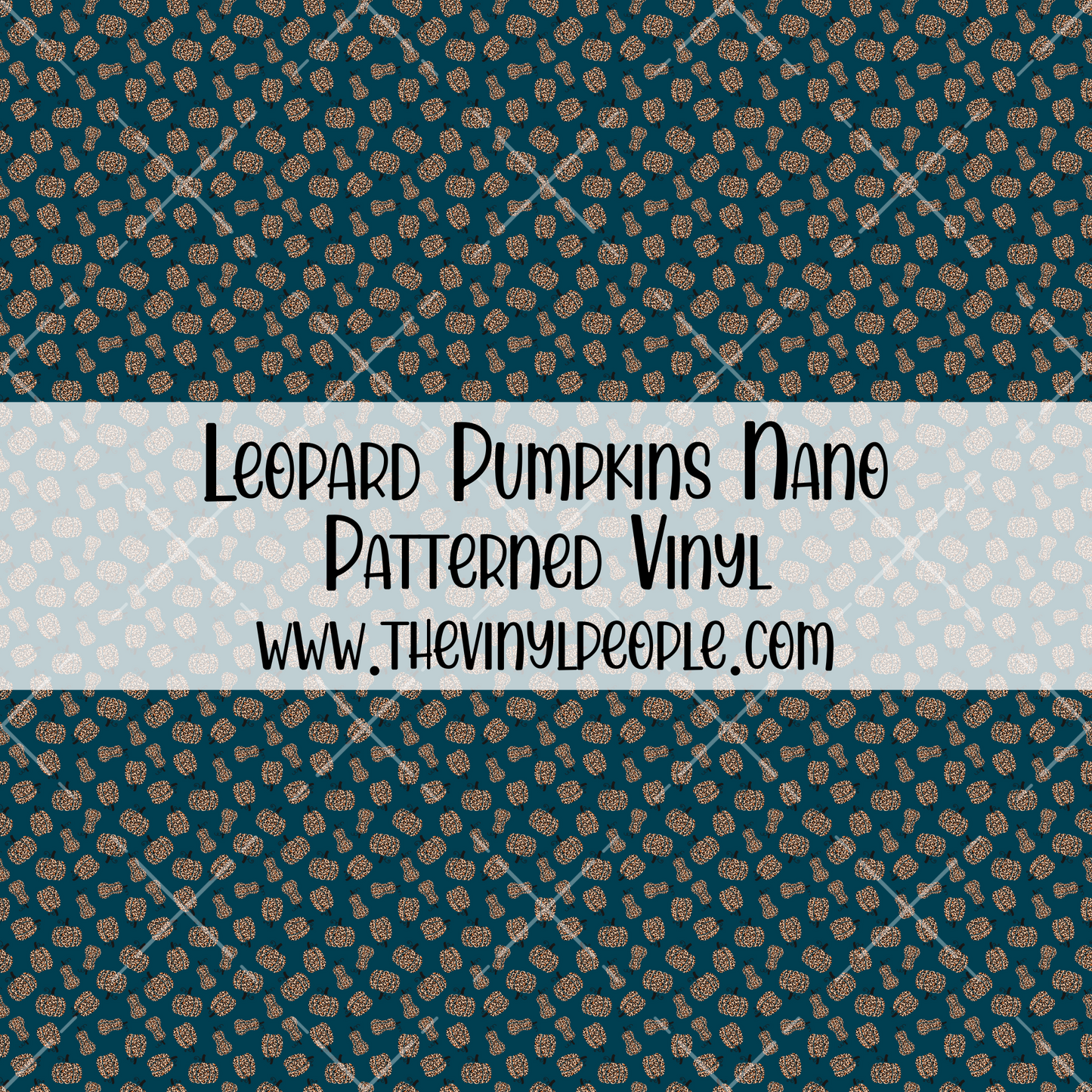 Leopard Pumpkins Patterned Vinyl