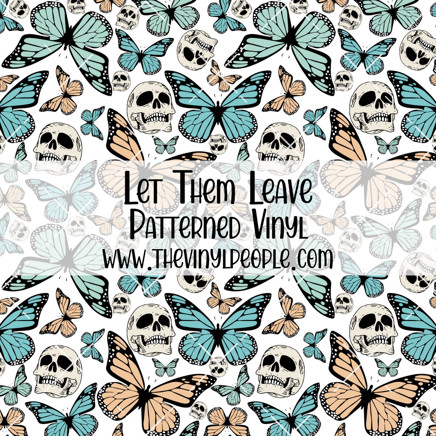 Let Them Leave Patterned Vinyl