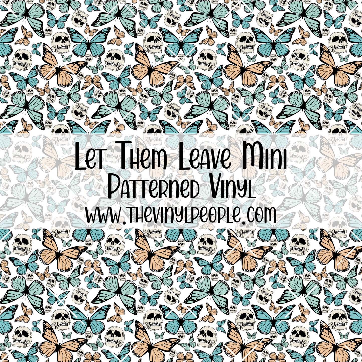 Let Them Leave Patterned Vinyl