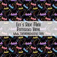 Let's Ride Patterned Vinyl