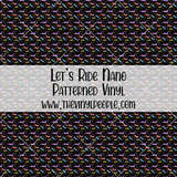Let's Ride Patterned Vinyl