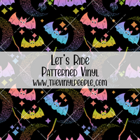 Let's Ride Patterned Vinyl