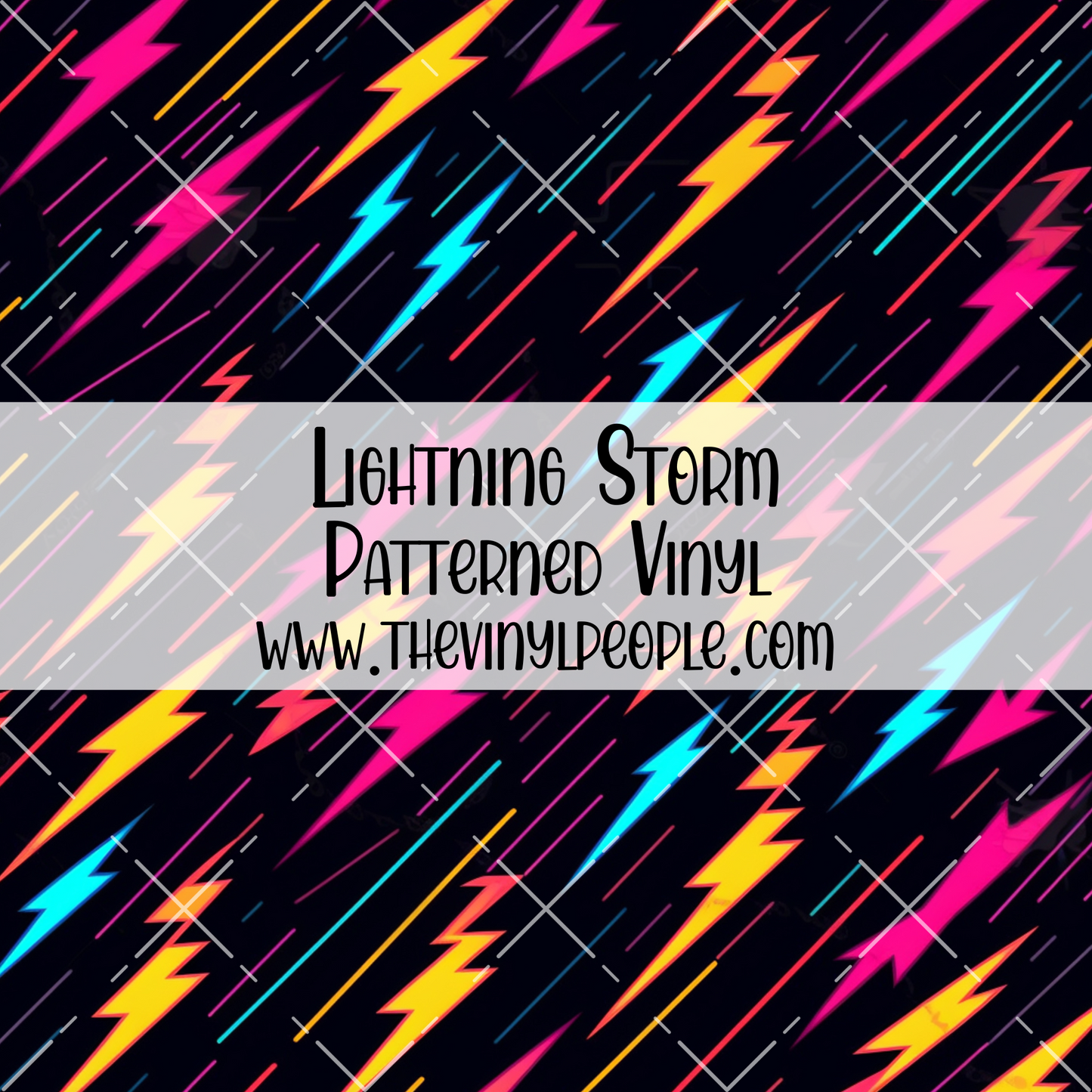 Lightning Storm Patterned Vinyl