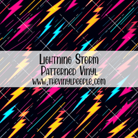 Lightning Storm Patterned Vinyl