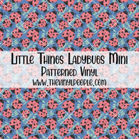 Little Things Ladybugs Patterned Vinyl