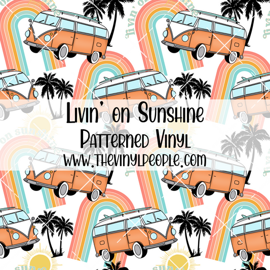 Livin' on Sunshine Patterned Vinyl