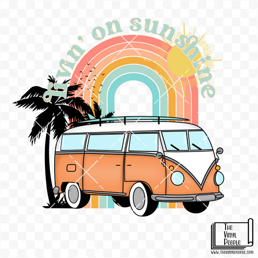 Livin' on Sunshine Vinyl Decal