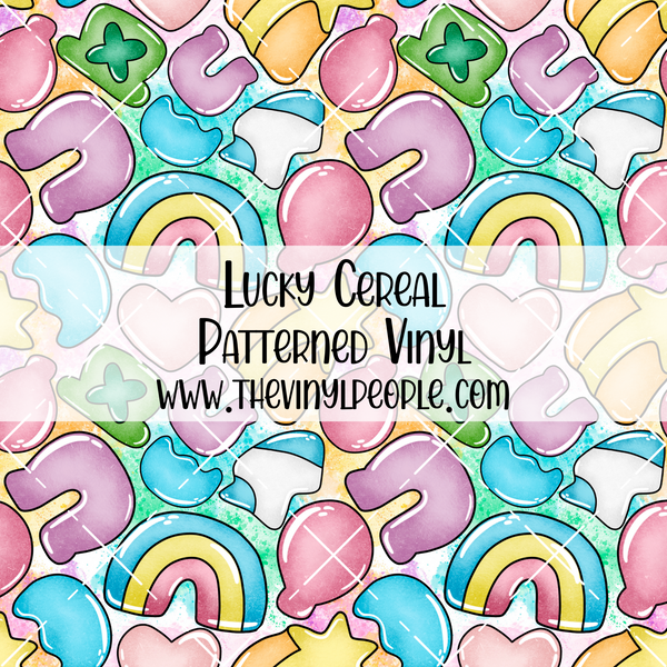 Lucky Cereal Patterned Vinyl