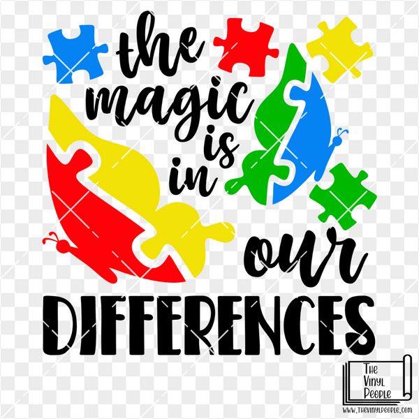 Magic in Differences Vinyl Decal