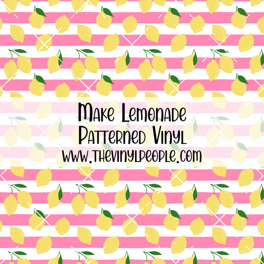 Make Lemonade Patterned Vinyl