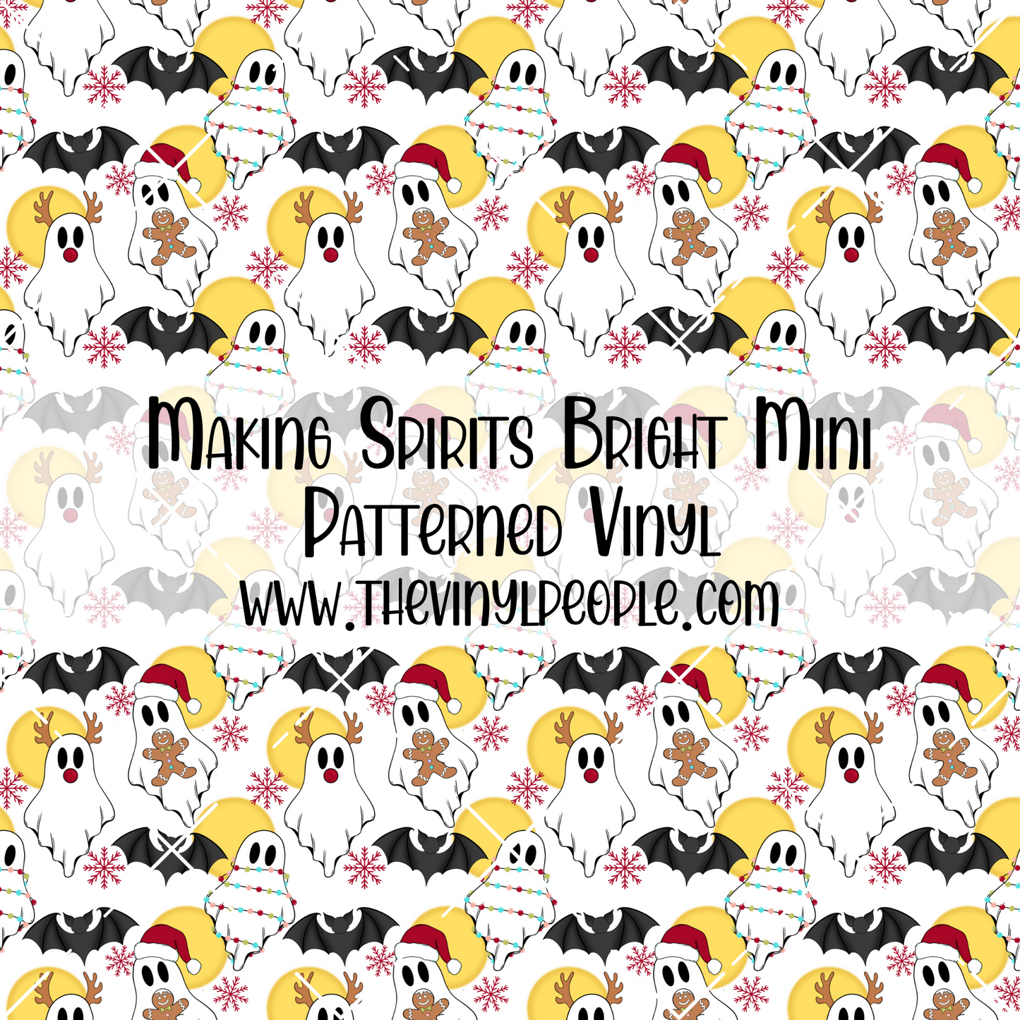 Making Spirits Bright Patterned Vinyl