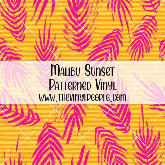 Malibu Sunset Patterned Vinyl