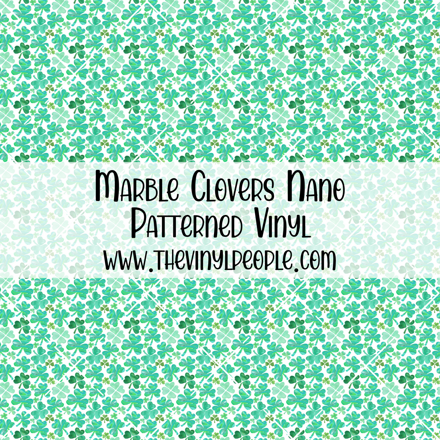 Marble Clovers Patterned Vinyl