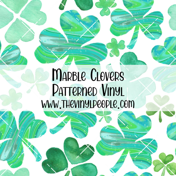 Marble Clovers Patterned Vinyl
