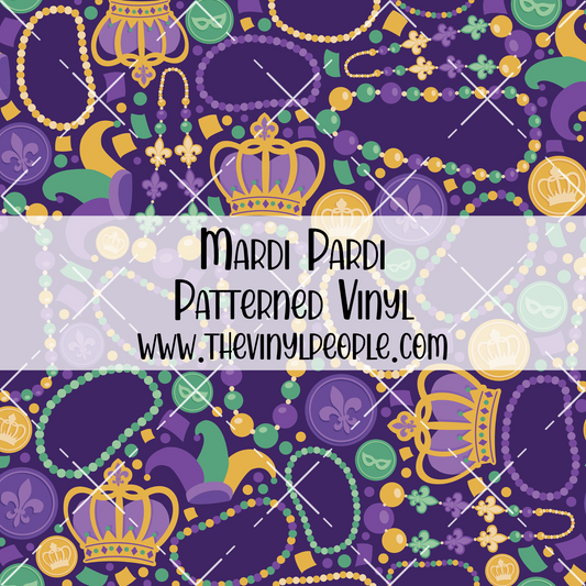 Mardi Pardi Patterned Vinyl